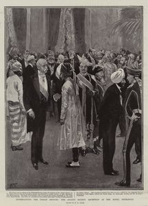 Divertissement des princes indiens, la réception de la Société asiatique à l